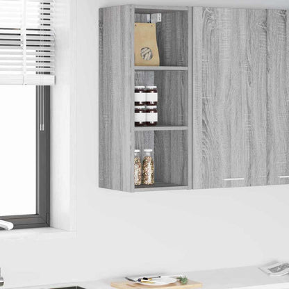 Hanging cabinet with Shelf Riga Grey Sonoma 30 x 29.5 x 80 cm