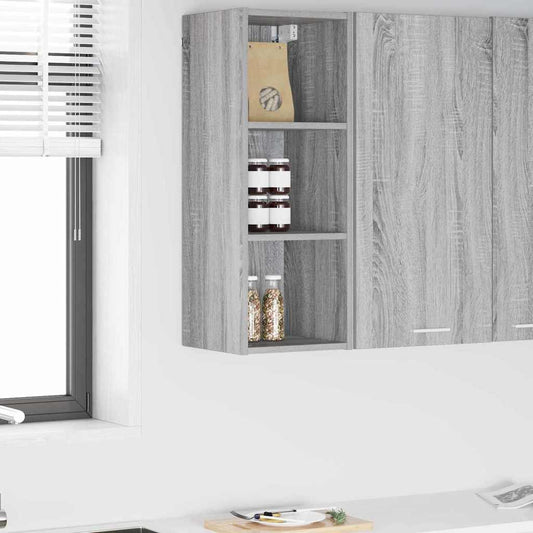 Hanging cabinet with Shelf Riga Grey Sonoma 30 x 29.5 x 80 cm