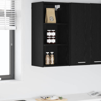 Hanging cabinet with Shelf Riga Black Oak 40 x 29.5 x 80 cm