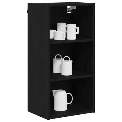 Hanging cabinet with Shelf Riga Black Oak 40 x 29.5 x 80 cm