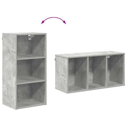 Hanging cabinet with Shelf Riga Concrete Grey 40 x 29.5 x 80 cm