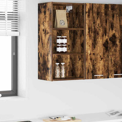 Hanging cabinet with Shelf Riga Smoked Oak 40 x 29.5 x 80 cm