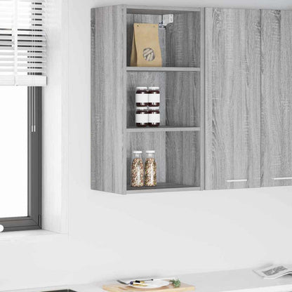 Hanging cabinet with Shelf Riga Grey Sonoma 40 x 29.5 x 80 cm