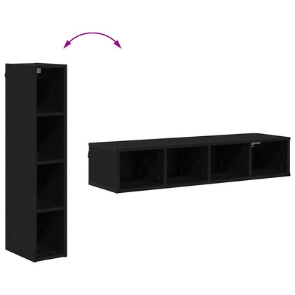 Hanging cabinet with Shelf Riga Black Oak 20 x 29.5 x 100 cm