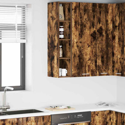 Hanging cabinet with Shelf Riga Smoked Oak 20 x 29.5 x 100 cm