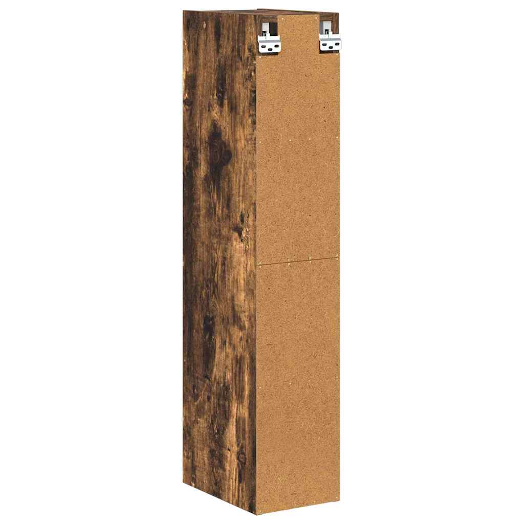 Hanging cabinet with Shelf Riga Smoked Oak 20 x 29.5 x 100 cm