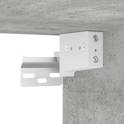 Hanging cabinet Riga Concrete Grey 30 x 29.5 x 100 cm