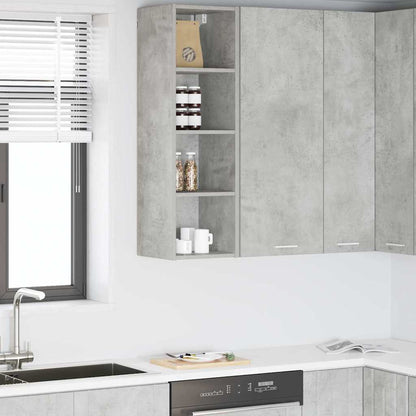 Hanging cabinet Riga Concrete Grey 30 x 29.5 x 100 cm