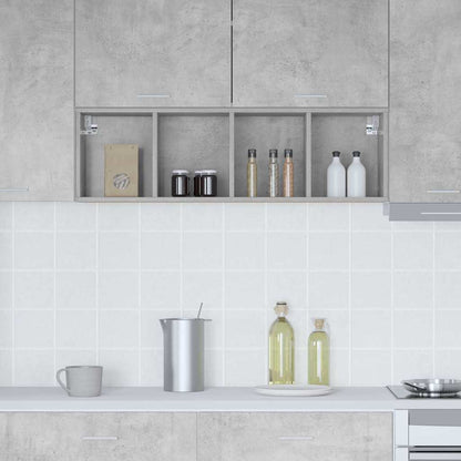 Hanging cabinet Riga Concrete Grey 30 x 29.5 x 100 cm