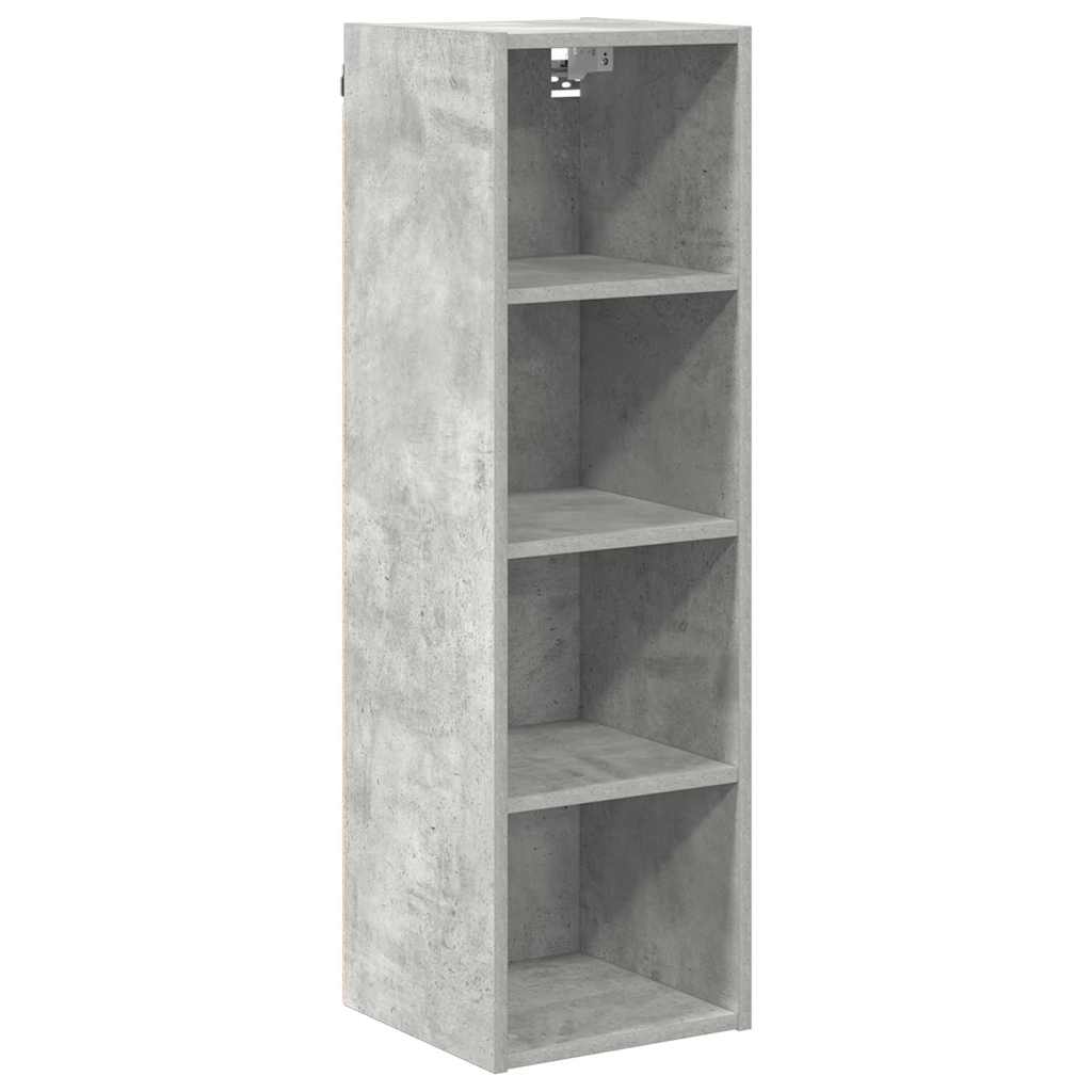 Hanging cabinet Riga Concrete Grey 30 x 29.5 x 100 cm