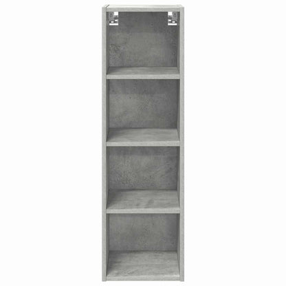 Hanging cabinet Riga Concrete Grey 30 x 29.5 x 100 cm