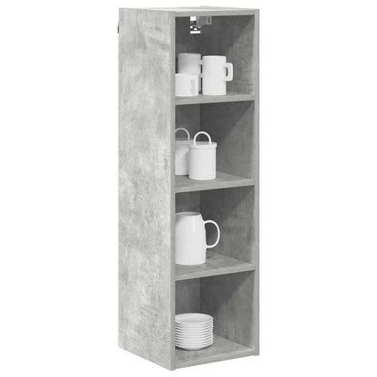 Hanging cabinet Riga Concrete Grey 30 x 29.5 x 100 cm