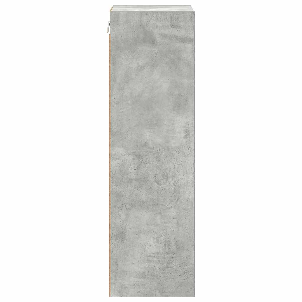Hanging cabinet Riga Concrete Grey 30 x 29.5 x 100 cm