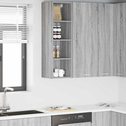 Hanging cabinet with Shelf Riga Grey Sonoma 30 x 29.5 x 100 cm