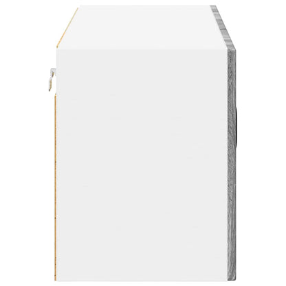 Kitchen Wall Cabinet with Shelf Grey Sonoma 80 x 31 x 40 cm