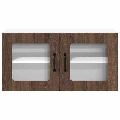 Kitchen Wall Cabinet Brown Oak 80 x 31 x 40 cm Engineered Wood