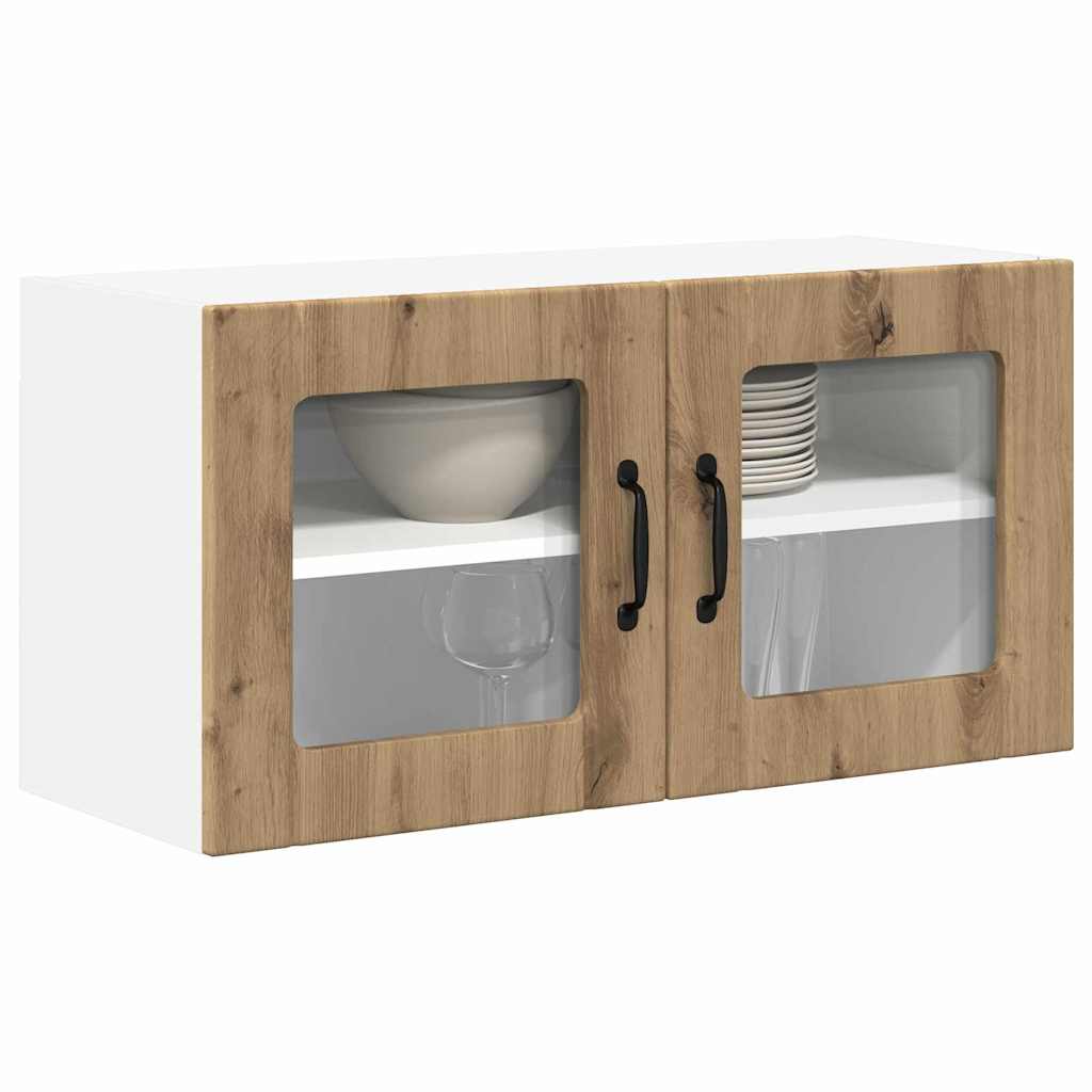 Kitchen Wall Cabinet with Shelf Artisan Oak 80 x 31 x 40 cm