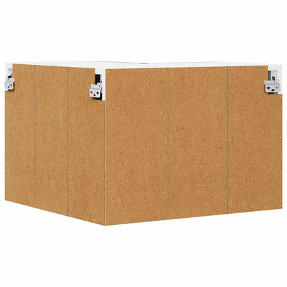 Kitchen Wall Cabinet Black 57 x 57 x 40 cm Engineered Wood
