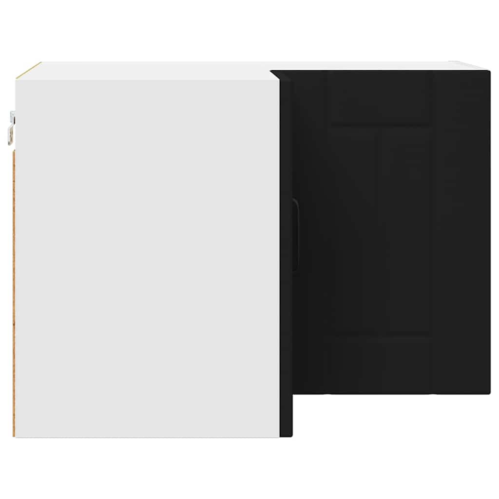 Kitchen Wall Cabinet Black 57 x 57 x 40 cm Engineered Wood