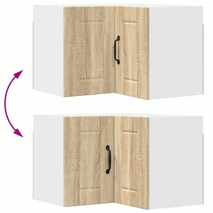 Kitchen Wall Cabinet Sonoma Oak 57 x 57 x 40 cm Engineered Wood