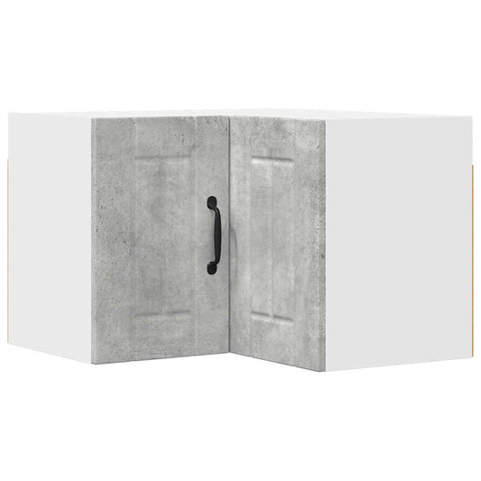 Kitchen Wall Cabinet with Shelf Concrete Grey 57 x 57 x 40 cm