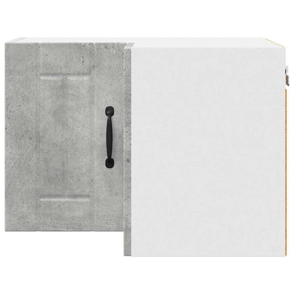 Kitchen Wall Cabinet with Shelf Concrete Grey 57 x 57 x 40 cm
