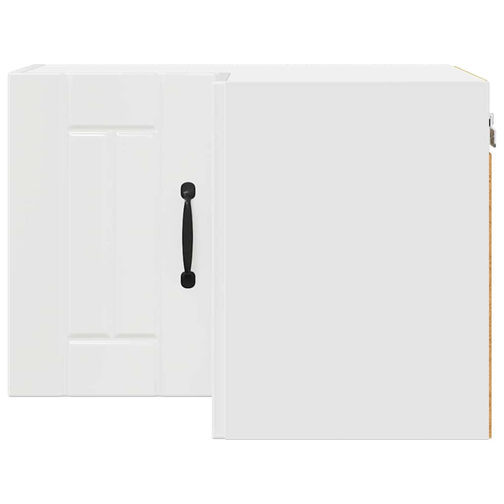 Kitchen Wall Cabinet with Door High Gloss White 57 x 57 x 40 cm