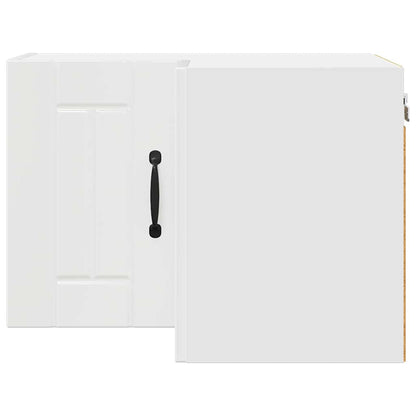 Kitchen Wall Cabinet with Door High Gloss White 57 x 57 x 40 cm