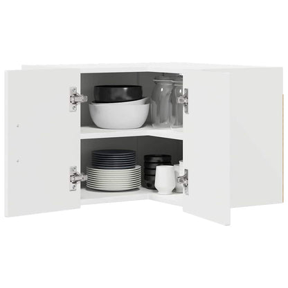 Kitchen Wall Cabinet with Door High Gloss White 57 x 57 x 40 cm