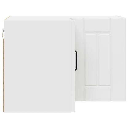 Kitchen Wall Cabinet with Door High Gloss White 57 x 57 x 40 cm
