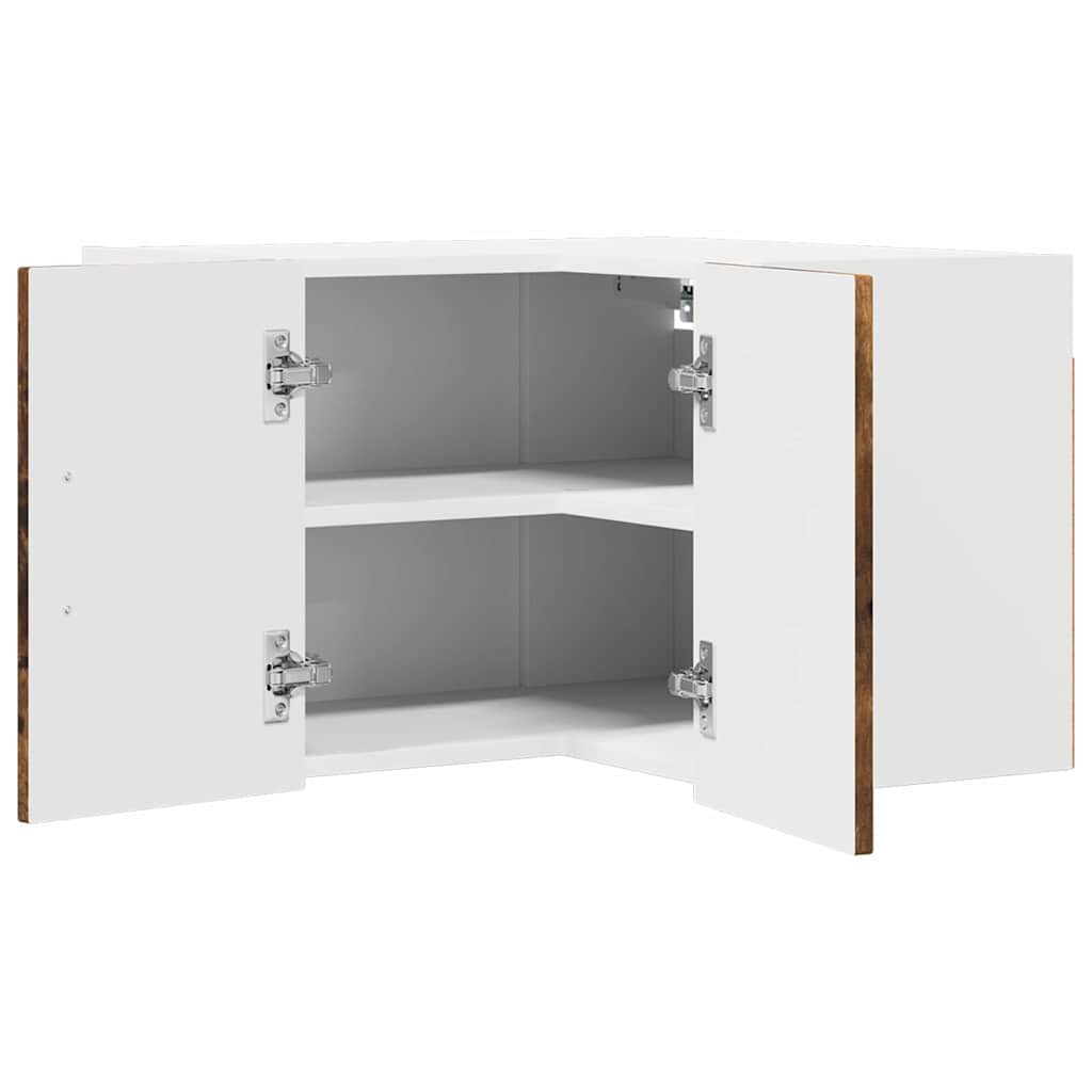 Kitchen Wall Cabinet Smoked Oak 57 x 57 x 40 cm Engineered Wood