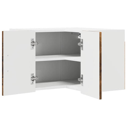 Kitchen Wall Cabinet Smoked Oak 57 x 57 x 40 cm Engineered Wood