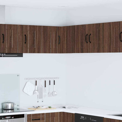 Kitchen Wall Cabinet Brown Oak 57 x 57 x 40 cm Engineered Wood