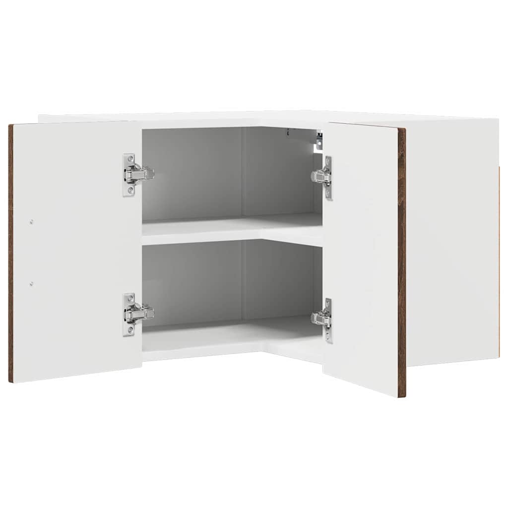 Kitchen Wall Cabinet Brown Oak 57 x 57 x 40 cm Engineered Wood