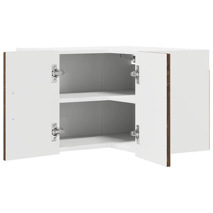Kitchen Wall Cabinet Brown Oak 57 x 57 x 40 cm Engineered Wood