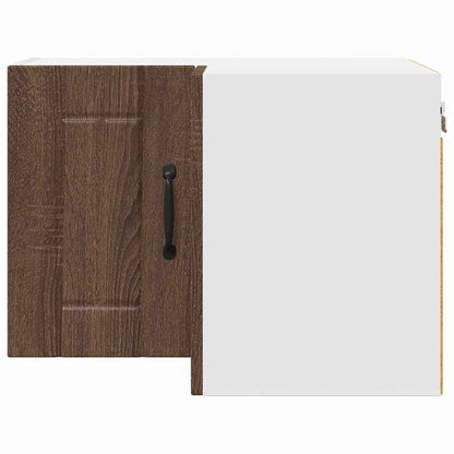 Kitchen Wall Cabinet Brown Oak 57 x 57 x 40 cm Engineered Wood