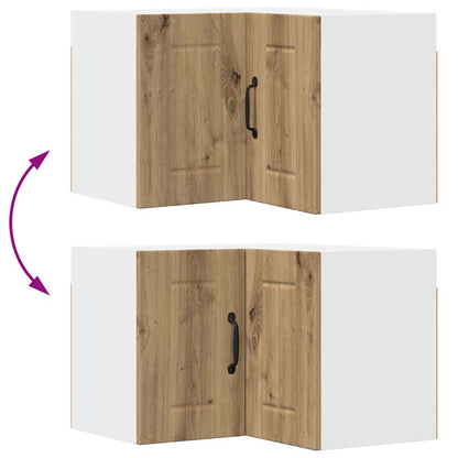 Kitchen Wall Cabinet with Shelf Artisan Oak 57 x 57 x 40 cm