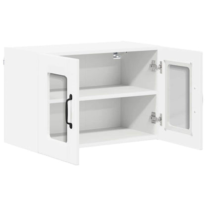 Kitchen Wall Cabinet with Shelf 2 pcs White 60 x 31 x 40 cm