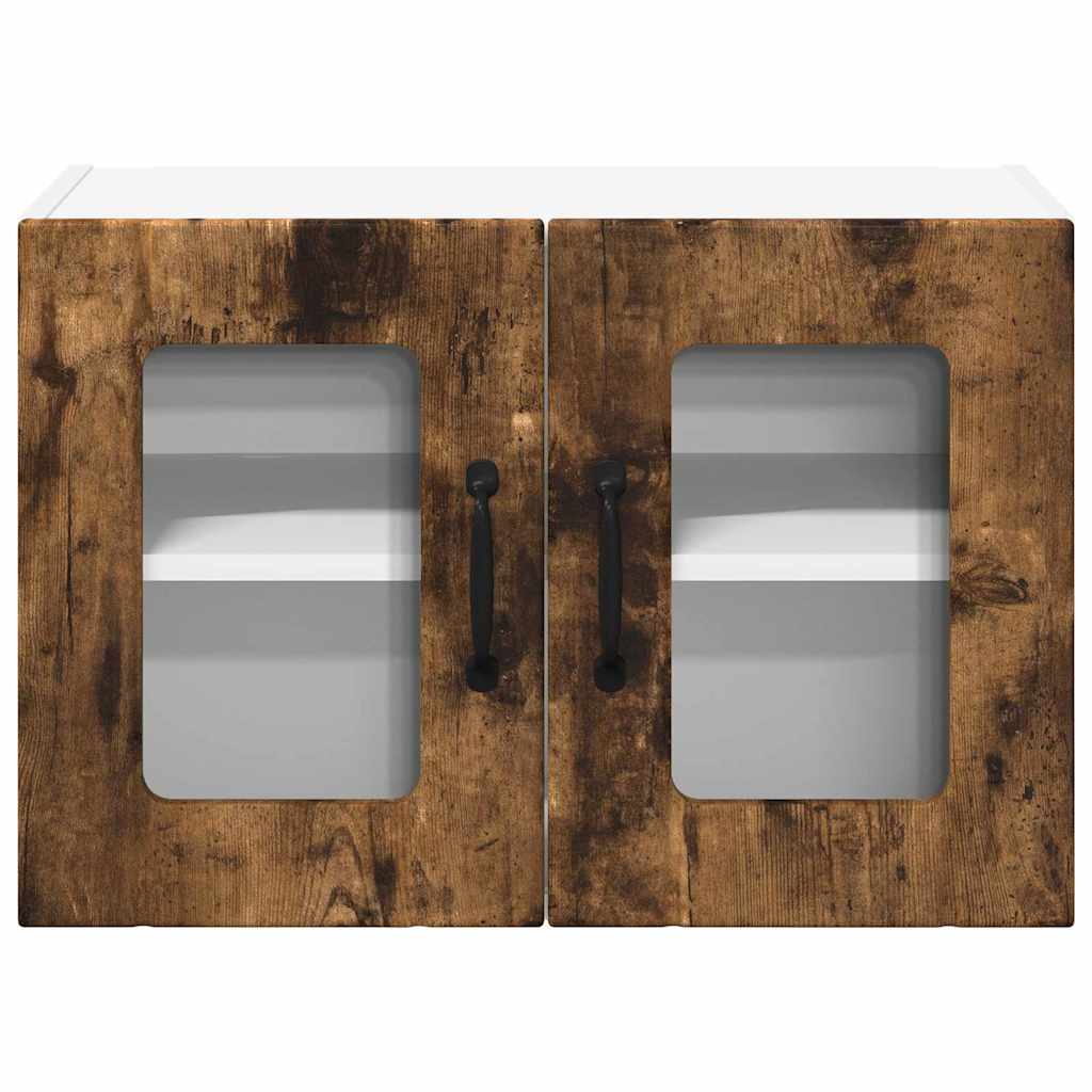Kitchen Wall Cabinet Smoked Oak 60 x 31 x 40 cm Engineered Wood