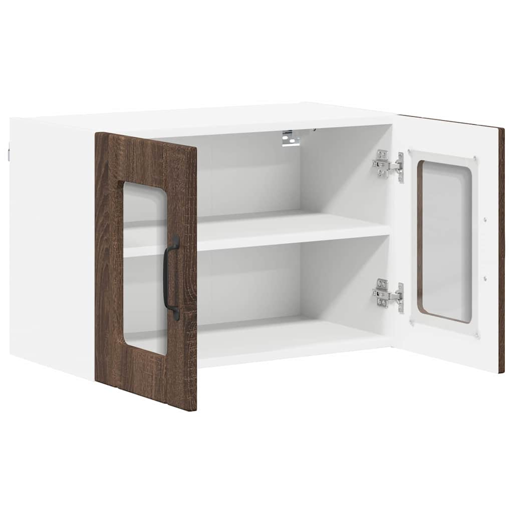 Kitchen Wall Cabinet Brown Oak 60 x 31 x 40 cm Engineered Wood