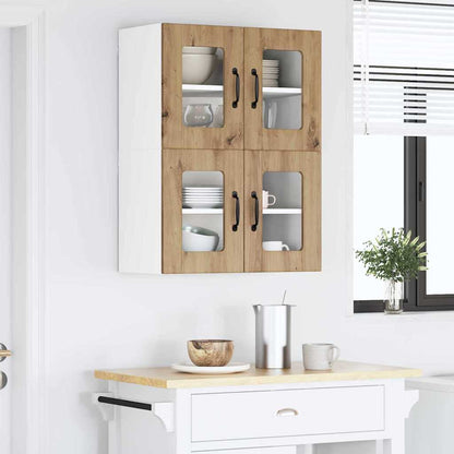 Kitchen Wall Cabinet with Shelf Artisan Oak 60 x 31 x 40 cm