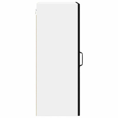 Kitchen Wall Cabinet Black 40 x 31 x 80 cm Engineered Wood