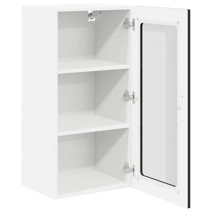 Kitchen Wall Cabinet with Shelf 2 pcs Black 40 x 31 x 80 cm