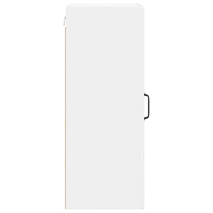 Kitchen Wall Cabinet with Door High Gloss White 40 x 31 x 80 cm