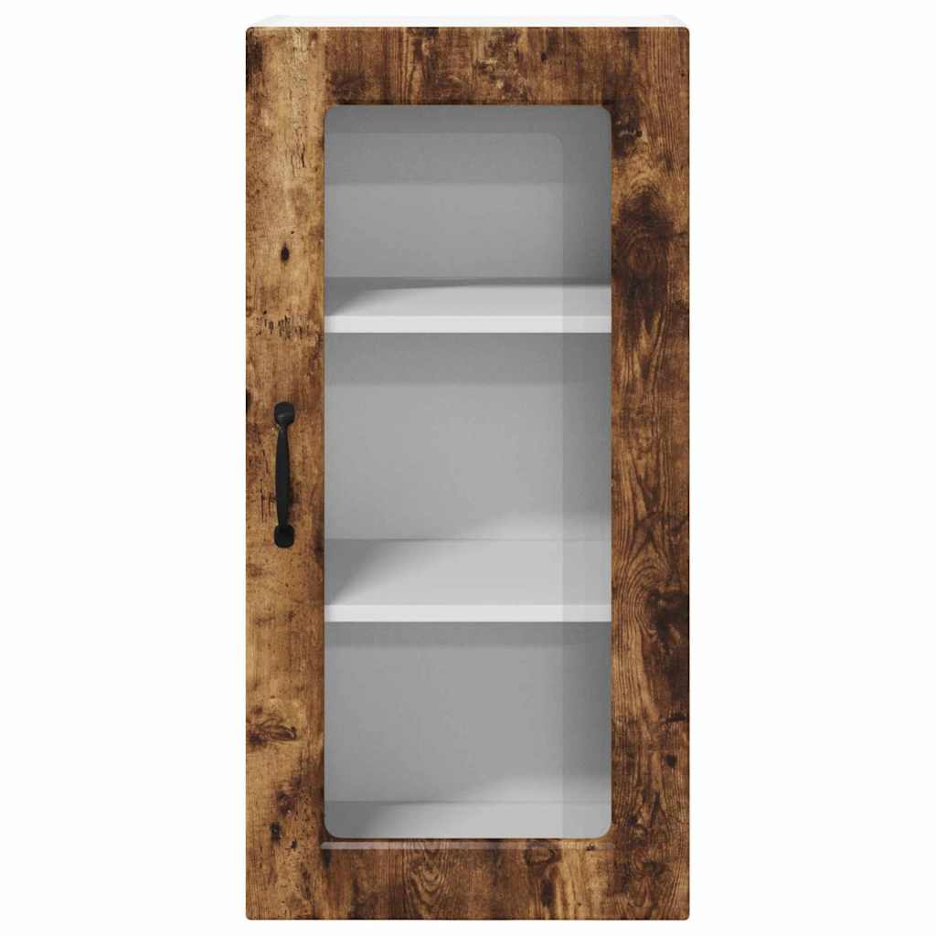 Kitchen Wall Cabinet Smoked Oak 40 x 31 x 80 cm Engineered Wood