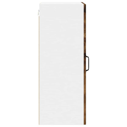 Kitchen Wall Cabinet Smoked Oak 40 x 31 x 80 cm Engineered Wood