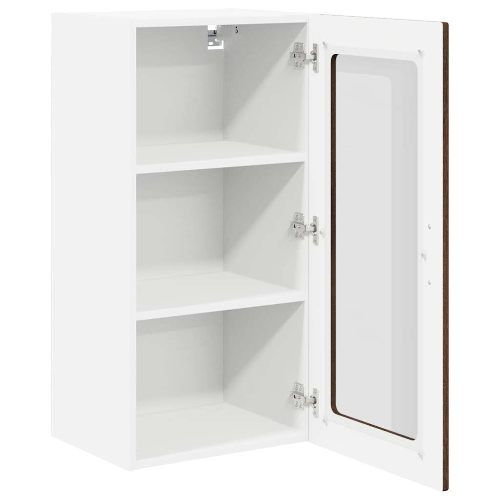 Kitchen Wall Cabinet with Shelf 2 pcs Brown Oak 40 x 31 x 80 cm