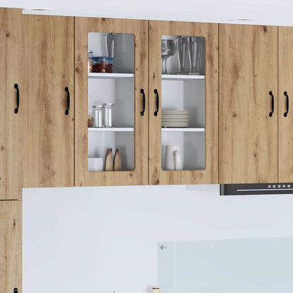 Kitchen Wall Cabinet 2 pcs Artisan Oak 40 x 31 x 80 cm