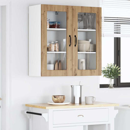 Kitchen Wall Cabinet 2 pcs Artisan Oak 40 x 31 x 80 cm