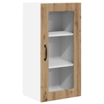 Kitchen Wall Cabinet 2 pcs Artisan Oak 40 x 31 x 80 cm